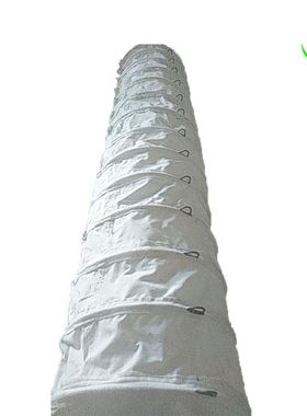 北京散装机伸缩袋规格φ300X2500 耐磨伸缩软管耐磨帆布筒