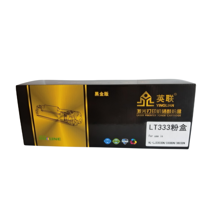 英联 黑金版粉盒 LT333 适用联想LJ3303DN LJ3308DN单位/个（黑色）