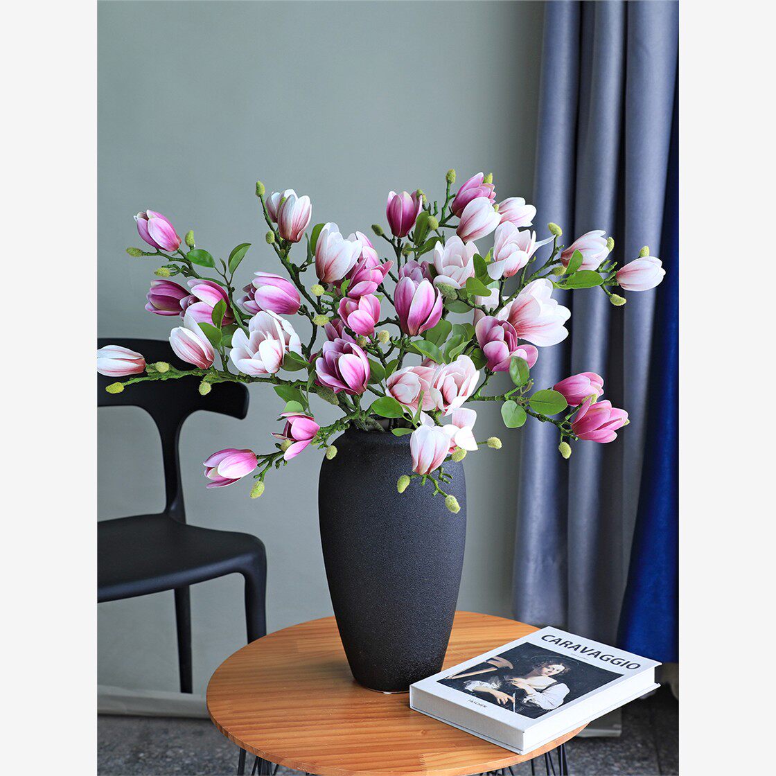 PU手感含苞玉兰仿真花中