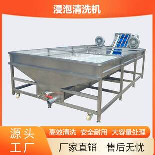 商用浸泡清洗机加厚不锈钢食品厂清洗肉类生鲜果蔬中药材处理设备