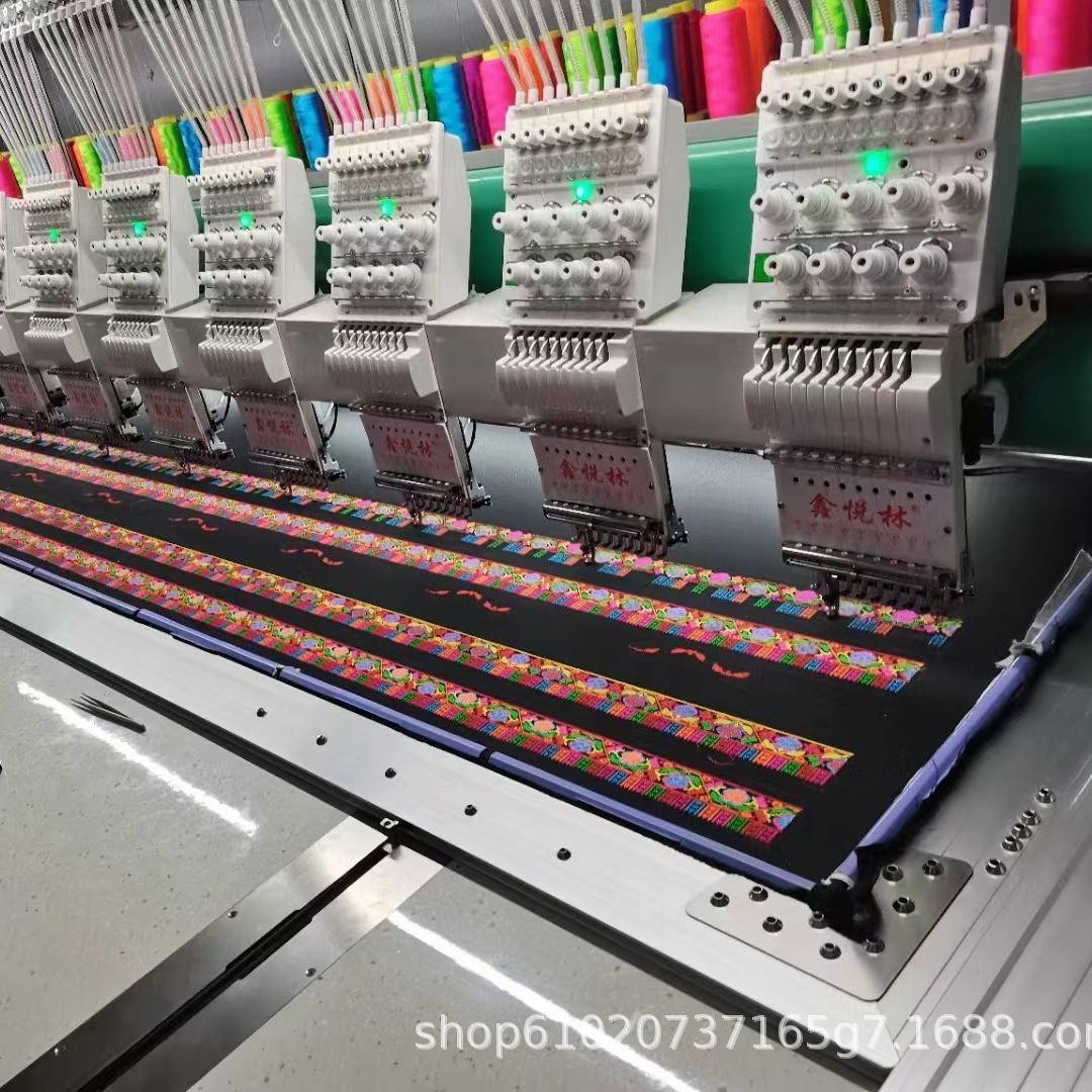 电脑绣花机智能9针多头平绣绣花机旗袍绣床上用品绣汉服刺绣机