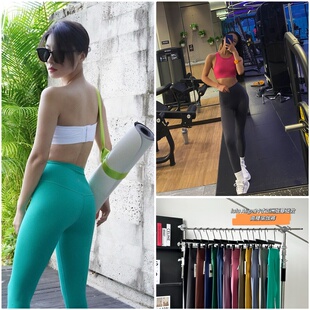 【越南进口】LULU Align24寸高弹力裸感高腰瑜伽跑步健身九分裤