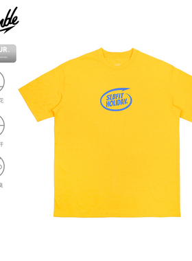 SLAMBLE水显印花仙护盾抗菌篮球运动短袖T吸湿排汗速干美式夏季新