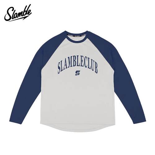 插肩袖长袖T恤SLAMBLE男女同款