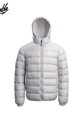 SLAMBLE排骨轻羽棉服连帽防风运动男士棉衣保暖