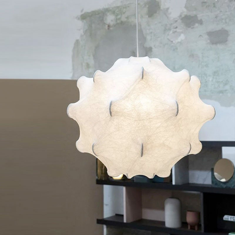 蚕丝吊灯日式客厅主灯意大利设计师餐厅北欧法式卧室复古侘寂风灯