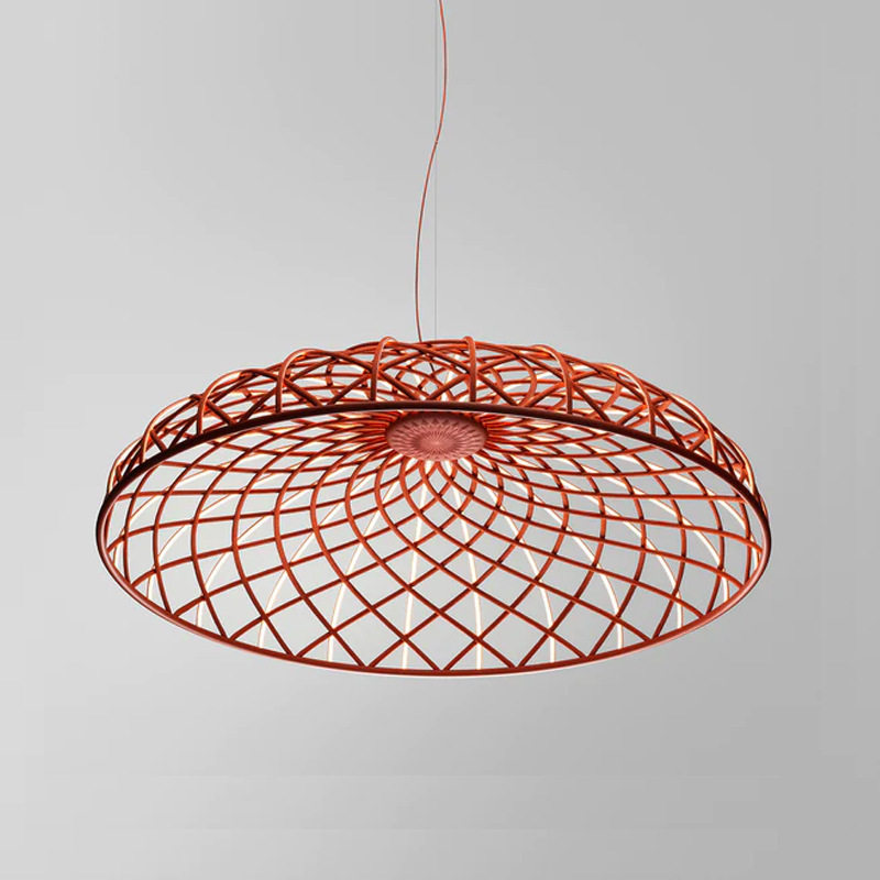 意大利flos原版复刻skynest艺术吊灯现代简约客厅餐厅编织绳灯具