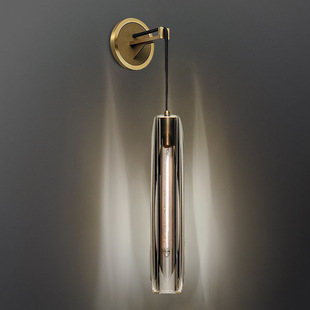 欧式后现代轻奢水晶壁灯卧室床头客厅挂墙走廊过道室内灯具