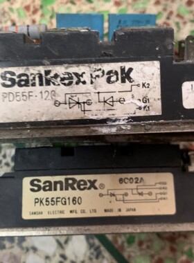 模块PK55FG160 MSCD165B-16 TT92N12KOF FRS200BA60拆机原字 议价