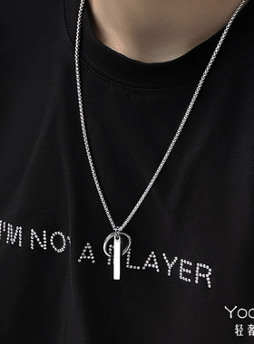 Yooper通体纯银男潮流项链