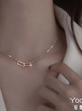 YOOPER纯银锁骨链高级感女