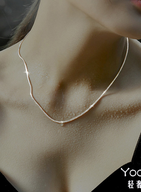 Yooper纯银女项链网红高级感