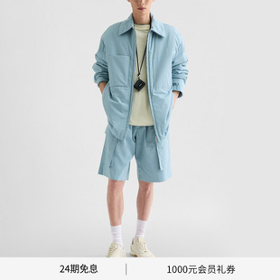 SANDER 新品 男士 式 JIL 棉质衬衫 夹克外套 早春新品