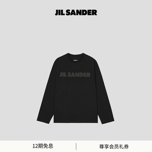 棉质长袖 JIL 女士 新品 圆领T恤 SANDER