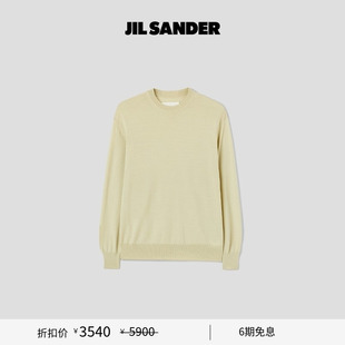 甄选折扣 绵羊毛长袖 JIL 秋冬女士 圆领针织衫 SANDER
