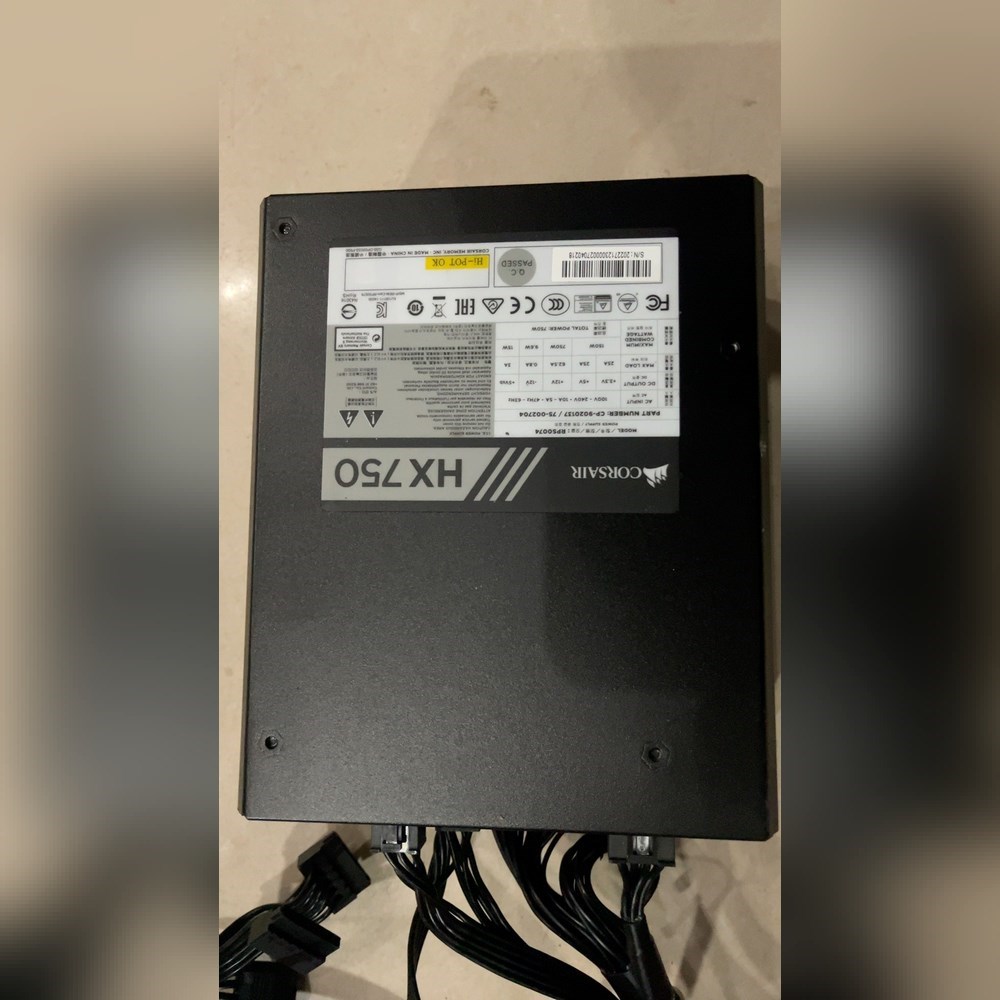 出美商海盗船HX750电源全模金属加工件/五金加工