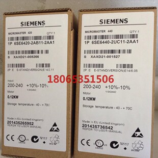 6SE6420-2UC11-2AA1变频器MICROM