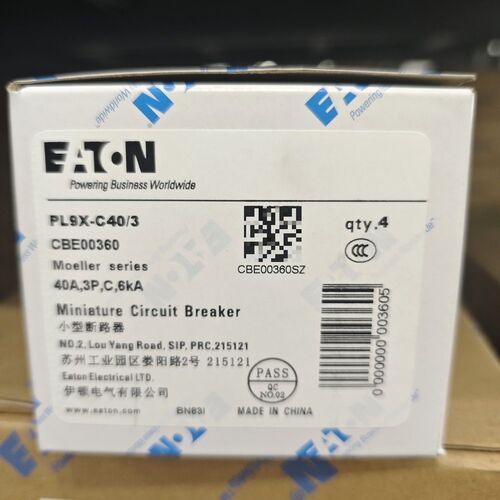 伊顿小型断路器PL9X-C403规格40 议价