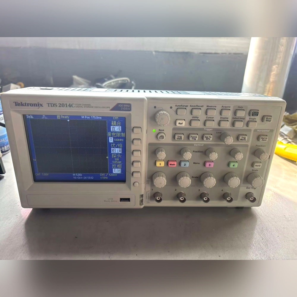 泰克示波器 TDS2014C 原装无修 成色挺好 功能包好