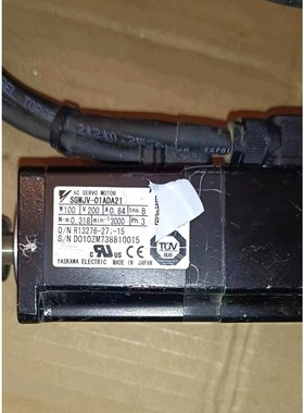 SGMJV-01ADA21 安川伺服100w电机 拆 议价