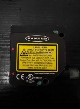 邦纳BANNER激光测距LE550UQ成色如图功能包好 议价