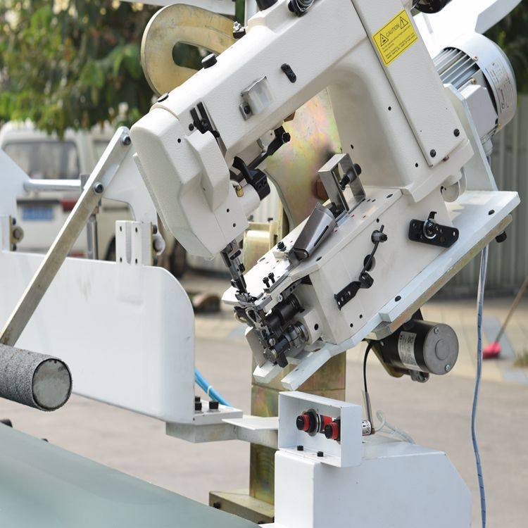 耐锢生产全自动围边机 弹簧床垫锁边机 300u机头自动床垫包边机