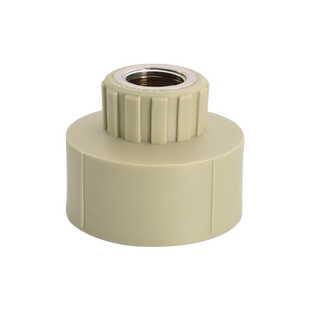 灰色PPR20 25 32 40 50 63 75 90 110转4分6分1寸1.2寸铜内丝直接