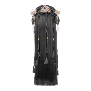 汉服假发全头套古风假发包一体式发箍懒人古装假发造型发髻头饰女