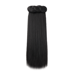 汉服假发一体式懒人发箍古装假发包古风头饰发髻麻花包盘发直发片