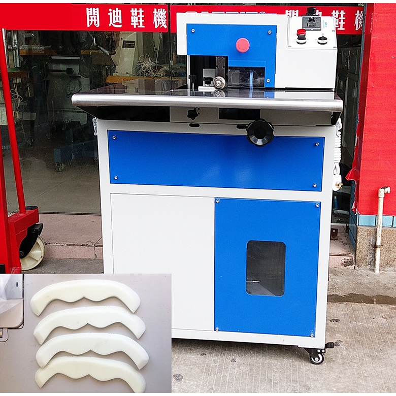 环保吸尘削泡棉机 削海棉机 泡棉边缘片薄机 片皮机 半码垫斜削机