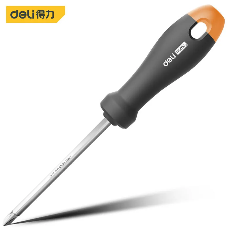 得力工具HT1055C_home系列两用螺丝批一字两用小起子改锥家用