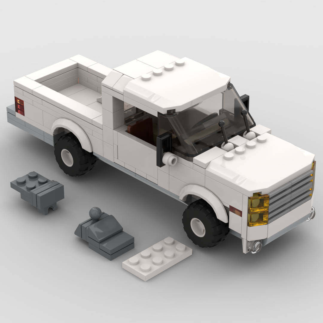 定制积木玩具hotrod改装车皮卡兰博基尼跑车多用途蜘蛛车丛林车