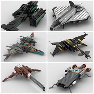 定制积木玩具黑鸟飞船幻影飞船剑士飞船蝎座飞船掠夺飞船哨兵飞船