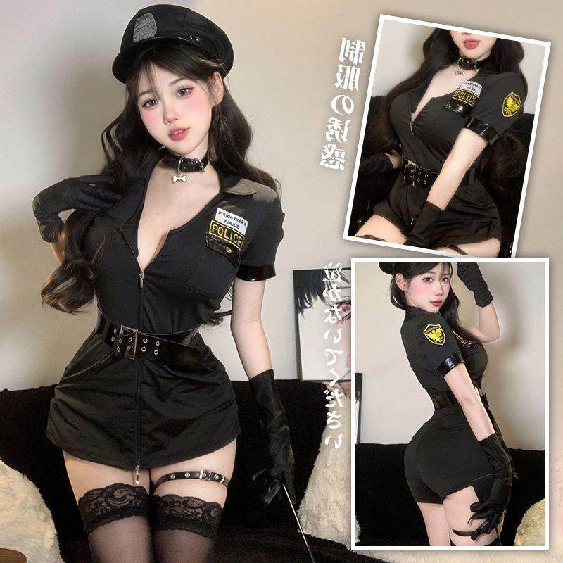 舞夜ds酒吧演出服gogo情趣内衣女警制服诱惑cosplay性感警装万圣