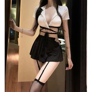 新品酒吧演出服ds领舞台gogo服装韩舞女团学性感爵士舞制服套装