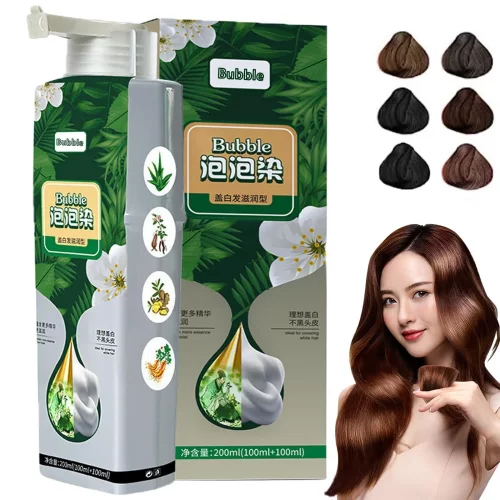 Pure Plant Hair Color Bubbles Dye Bubble Hairs Dye植物染