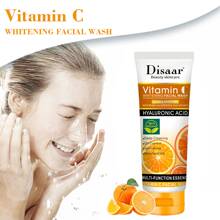 Vitamin C Face Cleanser Whitening Facial Wash Hyaluronic洁面