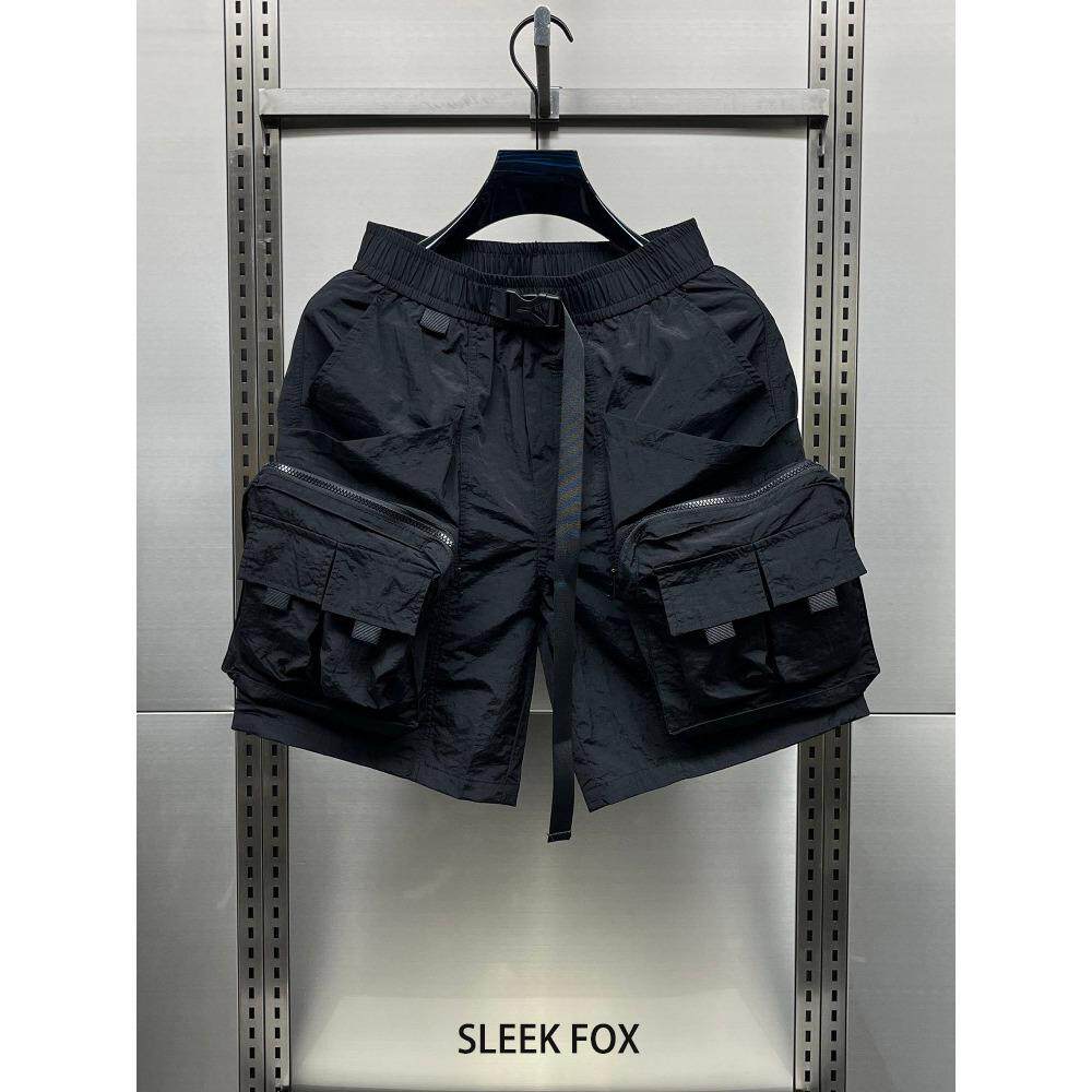 2026新款夏季速干外穿运动短裤港风潮流男款透气多口袋工装五分裤