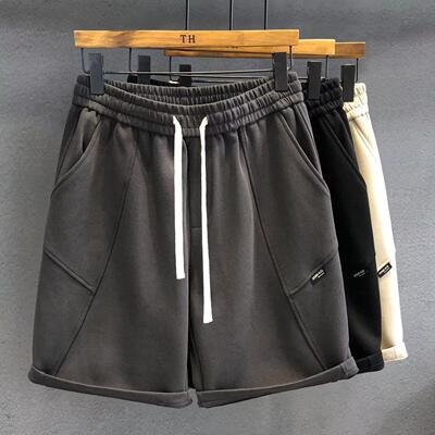 日系百搭休闲短裤男宽松大码2026夏季新款美式潮牌中裤运动五分裤