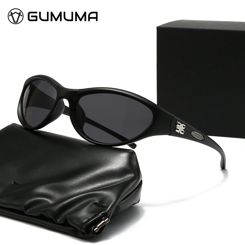 2024新款GM墨镜马卡龙软糖果色y2k猫眼墨镜复古太阳眼镜SugarBuff