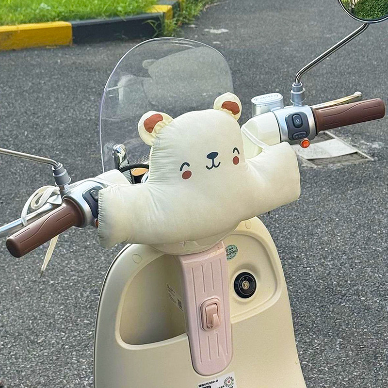 电动车防撞头保护垫儿童座椅防撞头垫宝宝婴儿防撞头前置软包玩偶