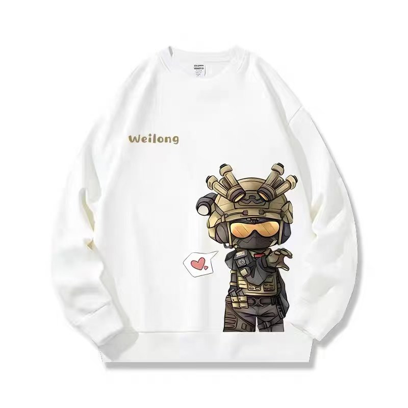 三角洲行动联名卫衣男圆领秋季威龙骇爪牧羊人红狼二次元童码衣服,模玩/动漫/周边/娃圈三坑/桌游,动漫T恤/鞋帽/服装,淘宝优惠券,粉丝福利购,淘宝优惠卷