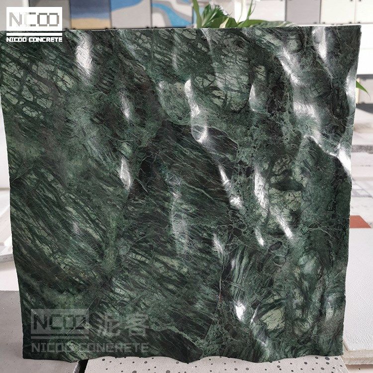 商业建筑装饰材料液态石翡翠绿大理石板酒店别墅背景水波纹大理石