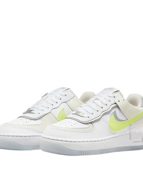 Nike Air Force 1 空军一号 白色/绿色/双钩FB7582-100济南ls