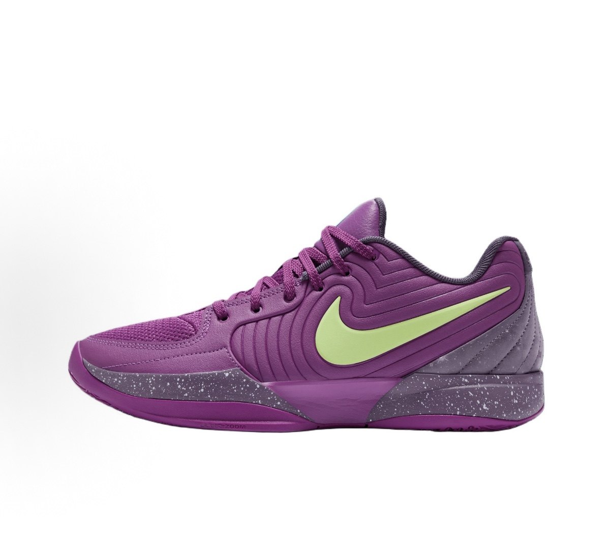 耐克正品莫兰特二代紫色新款白金JA2低帮气垫实战篮球鞋河南WJ