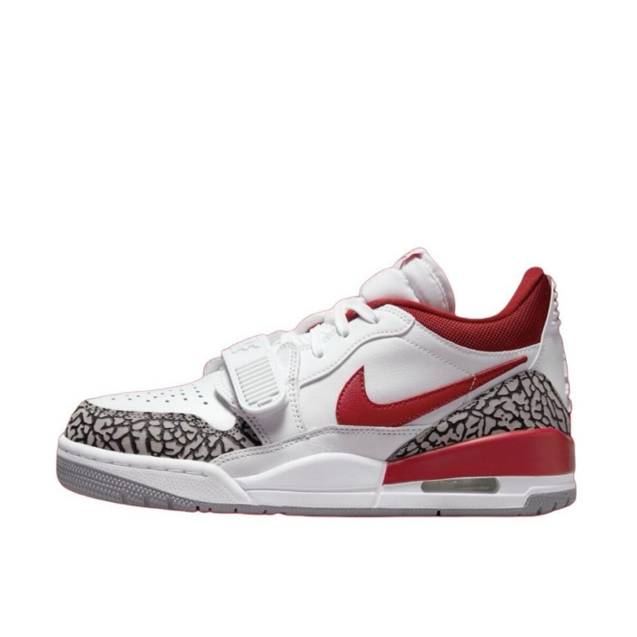 耐克Jordan Legacy 312白红低帮系带复古篮球鞋FQ7827-106 TQ仓