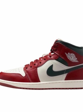 AirJordan 1复古潮流运动休闲鞋芝加哥中帮/红dq8426-105宁波it仓
