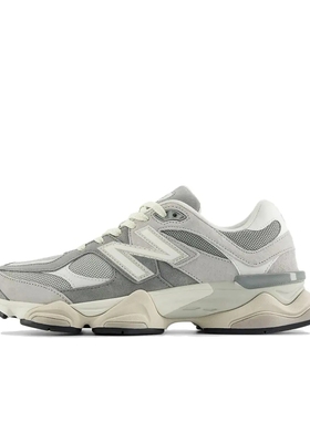 New Balance 9060 绒面革 增高 跑鞋 灰色/黑色U9060EEE济南ls