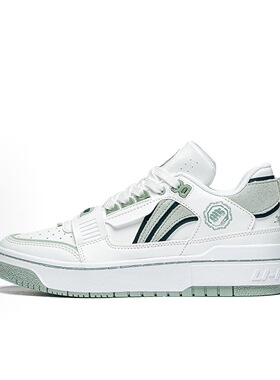 李宁反伍BADFIVE草木皆兵低帮板鞋男款白绿ABCT061-2 成都yl仓