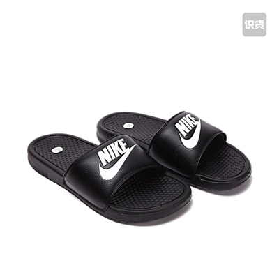 Nike Benassi Jdi 一字 橡胶底 外穿 拖鞋 343880-090 广东JX仓3
